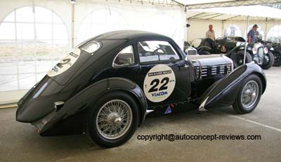 Delage D6 70 One off Coupe by Figoni fourth overall at Le Mans 24 Hours 1937